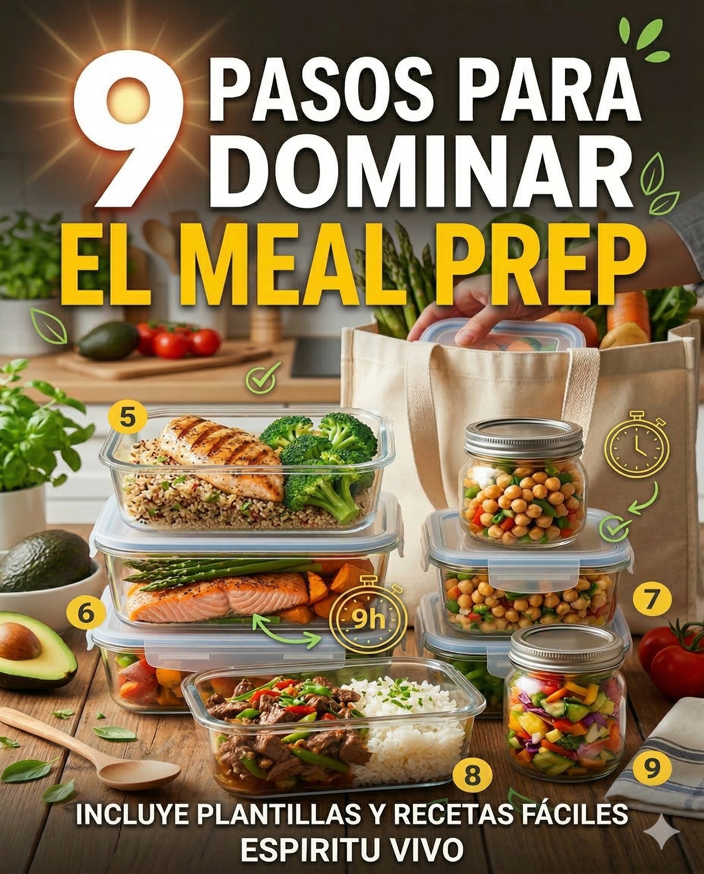 9 Pasos Domina el Meal Preap (Comida en Tupper)
